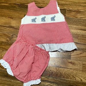 Smocked Alabama outfit